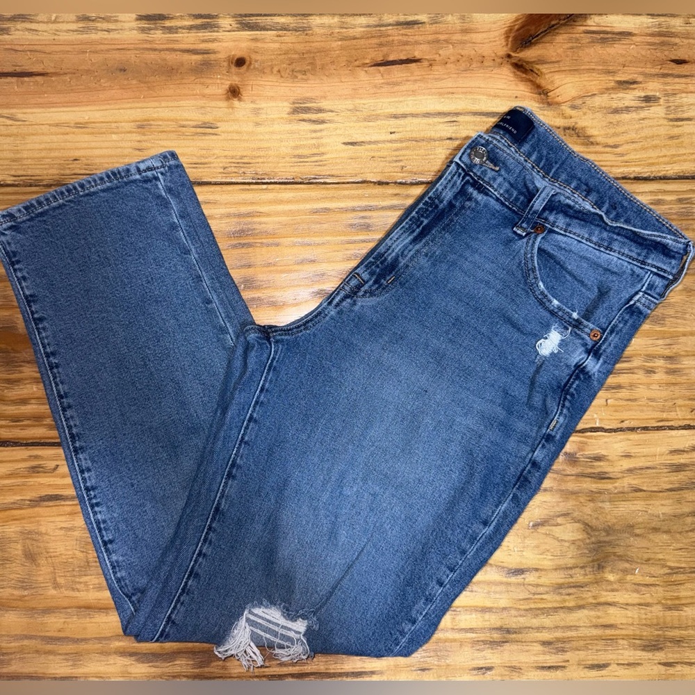 GAP Women's Distressed Girlfriend Jeans Size 10/30